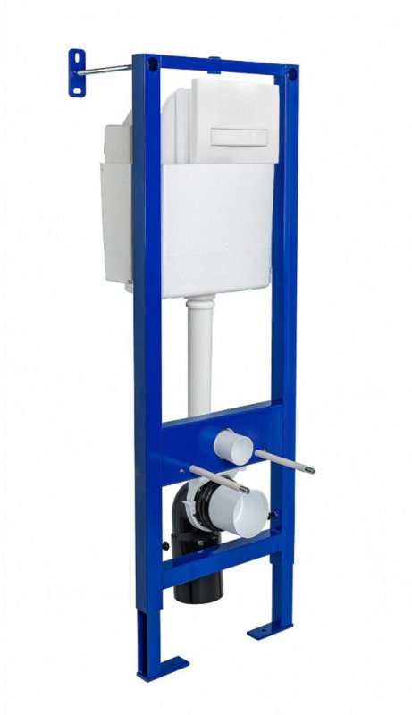Инсталляция Berges Atom 410 c кнопкой Line белой (040339)